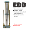 Antenne de Lecher EDD - Couleur Turquoise - sans massette ni câble