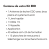 Antenne de Lecher EDD de couleur avec accessoires et application pour smatphone