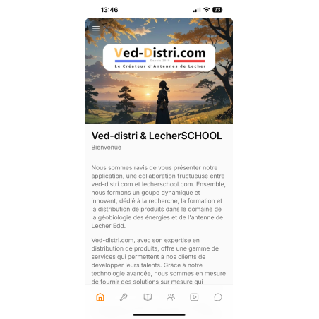 Application SmatPhone / PC / Mac pour l'Antenne de Lecher Edd & Retro Version 2