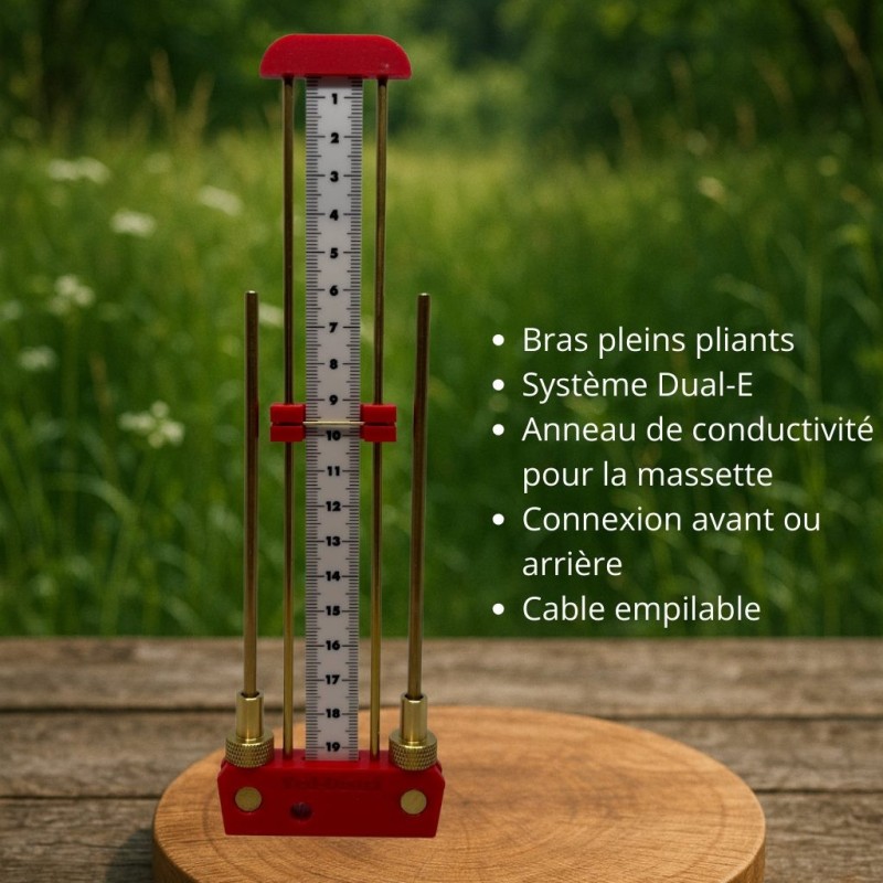 Antenne de Lecher EDD de couleur avec accessoires et application pour smatphone Antenne de Lecher EDD de couleur avec accessoires et application pour smatphone