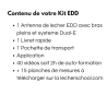 Antenne de Lecher EDD de couleur sans accessoires et application pour smatphone