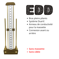 Antenne de Lecher EDD de couleur sans massette ni câble.