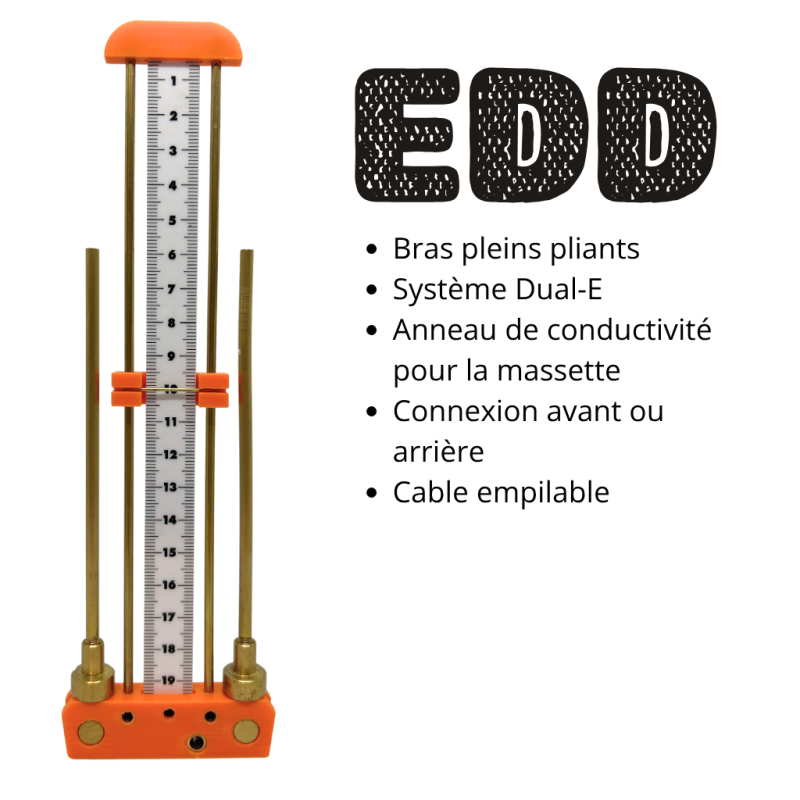 Antenne de Lecher EDD - Couleur Orange